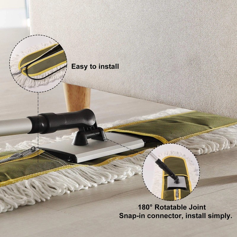 36" Commercial Dust Mops for Floor Cleaning Heavy Duty Floor