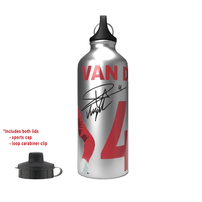 Partisan Liverpool Bottle Van Dijk 2-Lid Aluminium 600ml Silver