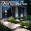 COXSENI Solar Path Lights Outdoor 8 Pack, Bright Solar Pathway