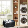sourcing map 2pcs Collapsible Laundry Baskets, Mesh Laundry Hamper with