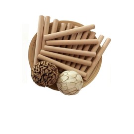 Dodef Wood Premium Wooden Rhythm Sticks for Kids - Set of 16 Musical Sticks for Music Education and Creative Expression - Lummi Sticks Musical Instruments Ideal for Kids