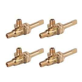 4418500200 Gas Burner Valve Jade Range Gas Valve 1/8" Mpt X 3/8-27 4 Pack | 4418500200 Horizontal Split Valve