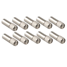 HALJIA 10pcs 6mm Pin Shelves Supporter Glass Holder Plate Shelf Support Cupboard Cabinet Bookcase