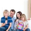 YYAOEMI Karaoke Machine with 2 Microphones for Kids Adults Mini