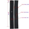 MebuZip 6PCS 8 Inch #5 Waterproof Zippers Bulk for Sewing