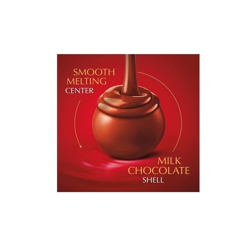 Lindt LINDOR Milk Chocolate Candy Truffles with Smooth, Melting Truffle