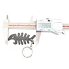 SWATOM Fish Bone 6PCS Bottle Opener Keychain Beer Openers Tool