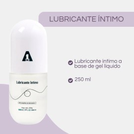 Lubricante Intimo Gel Base Agua Sabor Y Aroma Natural 250ml
