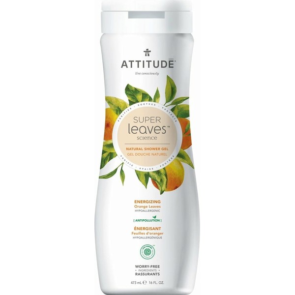 Attitude Super Leaves Shower Gel Orange Leaves, 473 ml