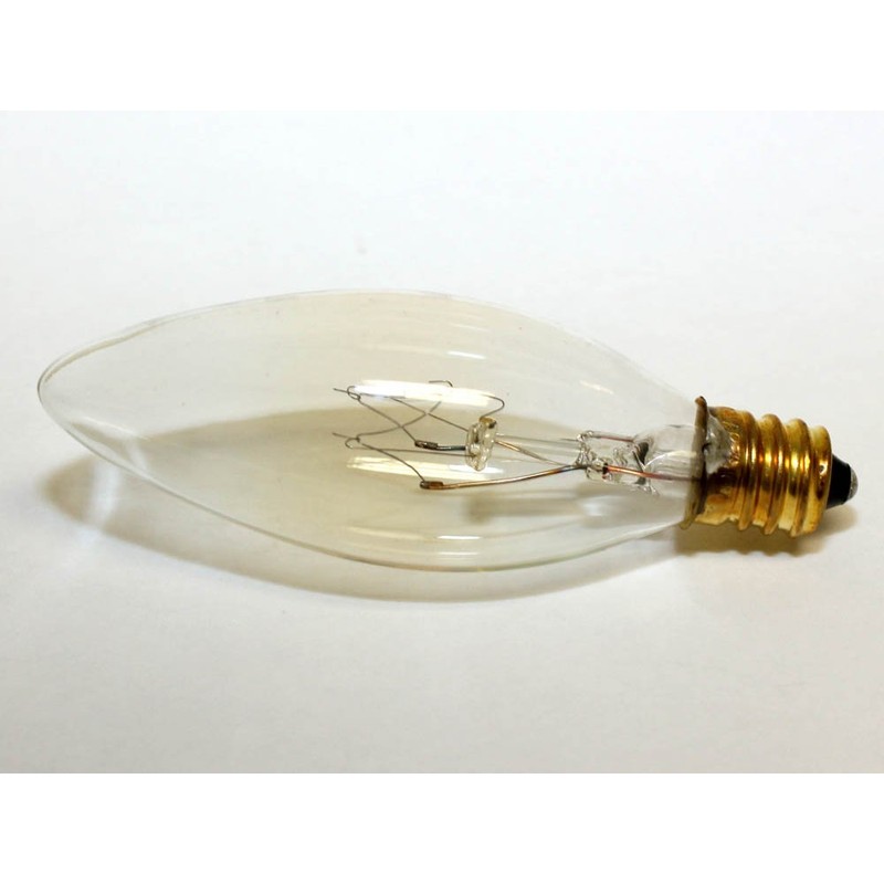 Bulbrite Incandescent B8 Candelabra Screw Base (E12) Light Bulb, 1