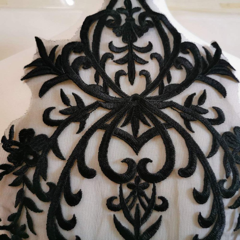 High Grade Wedding Dress Embroidery Lace with Multi-Color Lace Applique/Rayon