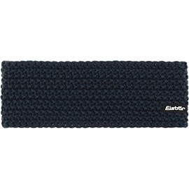 Eisbär Jamies Kids Headband Blue - Classic Children's Headband, 8 cm Height, Merino Mix, Warm Recycled Fleece Inner Band, Chunky Knit, All-Weather, Ideal for Boys and Girls