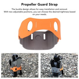 Soporte de Hélice, Protector de Fijador Estabilizador de Correa de Soporte de Hélice de Drone para dji Air 3 (Naranja)