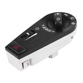 Volvo vnl 860 Emergency Light Switch + Headlight Control Switch, Black Lamp Switch Button for Truck FH12 FM VNL, 20942844 20466302for Volvo Headlight Control Button Head 20466302 20953569