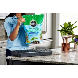 Miracle-Gro Miracle-Gro Seed Starting Potting Mix, Enriched with Plant Food, For Starting Seeds or Cuttings in Containers, 8 qt., 3-Pack