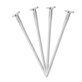 BIUDECO 4 Pack Heavy Duty Tent Stakes Stainless Steel Ground Nails Easy Insertion for Camping Outdoor Garden Picnic