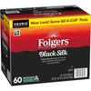 Folgers Black Silk Coffee, Dark Roast, Keurig K-Cup Pods, 10