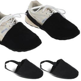 Wanmu 2Pack Bowling Shoe Covers for Men, Kids Bowling Shoes Slider Accessories, One Size Fits Most Bowling Shoes Men & Women Black