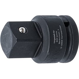 BGS BGS 195 | Kraft-Steckschlssel-Adapter | Innenvierkant 20 mm (3/4") - Au?envierkant 25 mm (1") | Reduzierstck, Reduzierung | Schlagschrauber