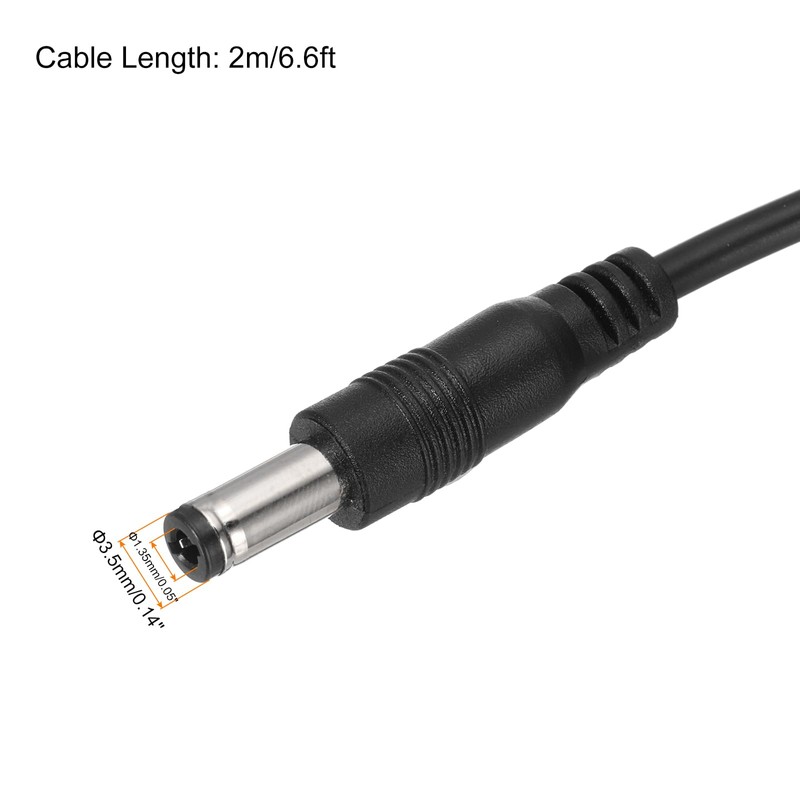 MECCANIXITY USB to DC Power Cable 3A 5V DC Power