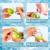 6PCS Moldes De Silicona Para Hielo, Moldes Esféricos Para Hielo