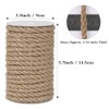 Tenn Well 8mm Jute Rope, 50 Feet Strong and Heavy