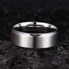 Jstyle Stainless Steel Rings for Men Women 8MM Wedding Band