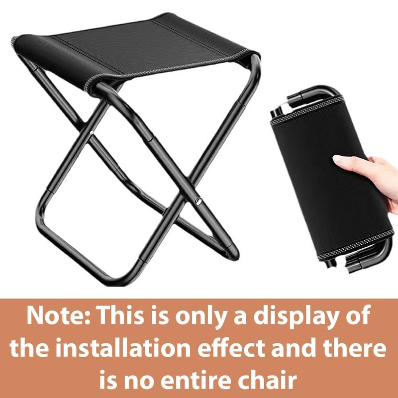 GORGECRAFT Pack of 2 Mini Folding Camping Stool Cover Leisure