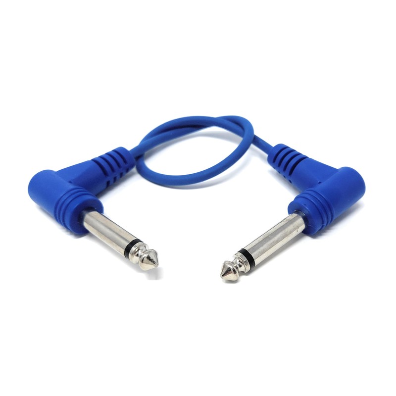 30cm 6.35mm 1/4" TS Mono Jack to Jack Plug Lead