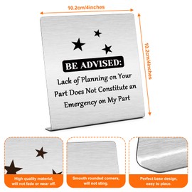 Coworker Gifts for Women Men Funny Office Desk Decor Sign Coworker Appreciation Gift Humorous Desk Decor for Home Office Plaque Sign Desk Decor for Boss Leader Retirement Gifts Birthday Gifts