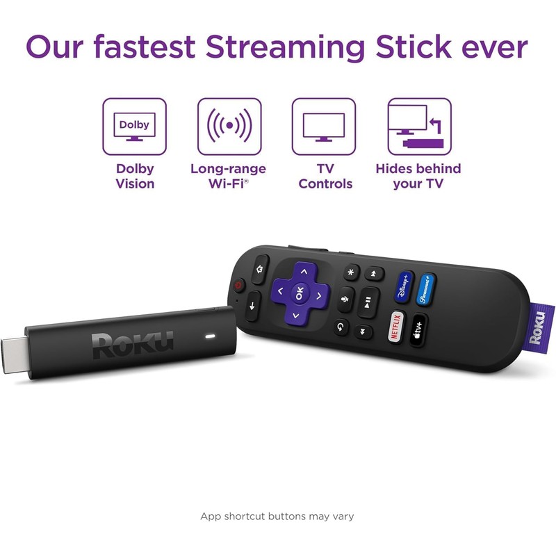 Roku Streaming Stick 4K - HDR & D. Vision Roku