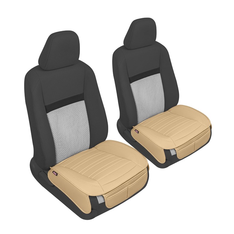 Motor Trend Seat Covers for Cars Trucks SUV, Faux Leather
