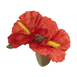 Widmann - Hibiskus Haarspange, 2 Hibiskus, Hawaii, Haarschmuck, Haarclip