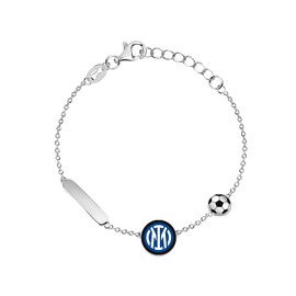 Inter F.C. Internazionale Bracciale ACCIAIO BIMBO