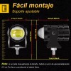 3 Par Faros Luces Led Para Motos Auto Doble Color