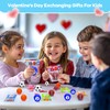 28 Pack Valentine's Day Gifts Cards with Mini Soccer Fidget