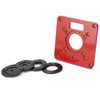 Router Table Insert Plate Aluminum Alloy Compatible with Makita Routers