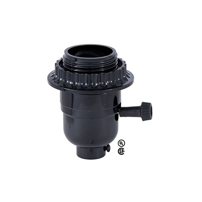 B&P Lamp Threaded Shell with Ring Phenolic Socket | Easy