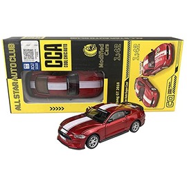 Cool Chic Auto CCA 1:42 Scale Mustang GT 2018 Modified Cars Model Assemble Toy Kits (Red)