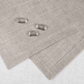 Cuore di lino - 100% Pure Linen Napkin Made in Italy Natural Raw Frame (45 x 45 cm)