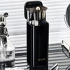 Esdallina Automatic Lifting Makeup Brush Holder with Lid Dustproof Cosmetic
