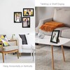 PECULA 2 Pack 4x6 Frames, Black Wall & Tabletop Display,