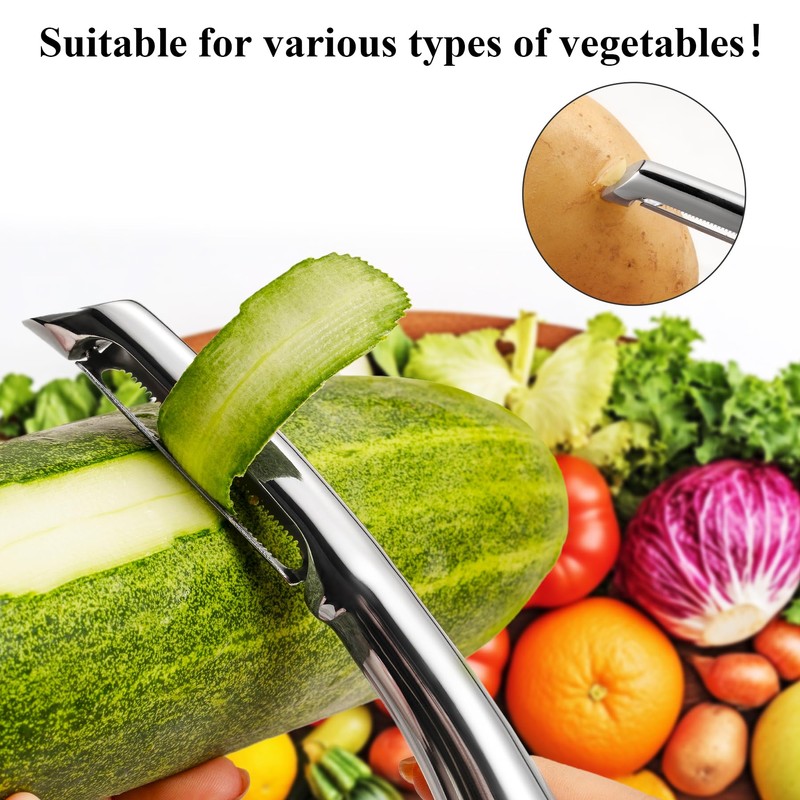 LIIGEMI Premium Stainless Steel Vegetable Peeler,I Sharp Potato Peeler for