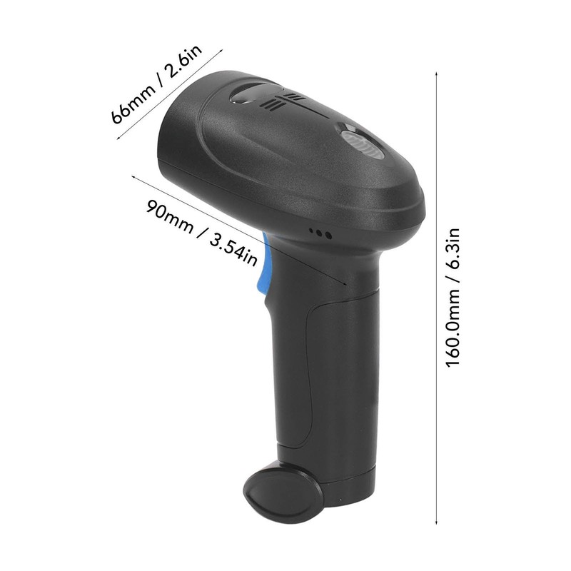 Wired Barcode Scanner High Accuracy Quick Response Smart Voice QR