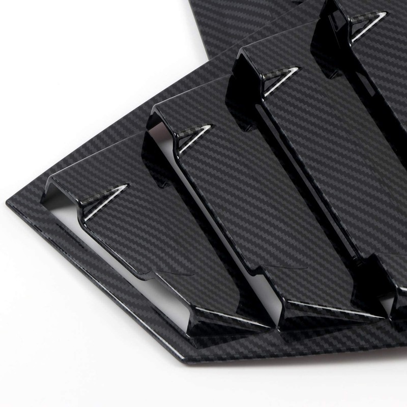 Acdeyaca Rear Side Window Louvers Compatible with Subaru WRX STi