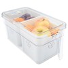 Generisch Storage Containers for Fridge with Lid, Divided Snack Storage