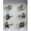 Natural Creations Sterling silver ring size 7 Meteorite Raw