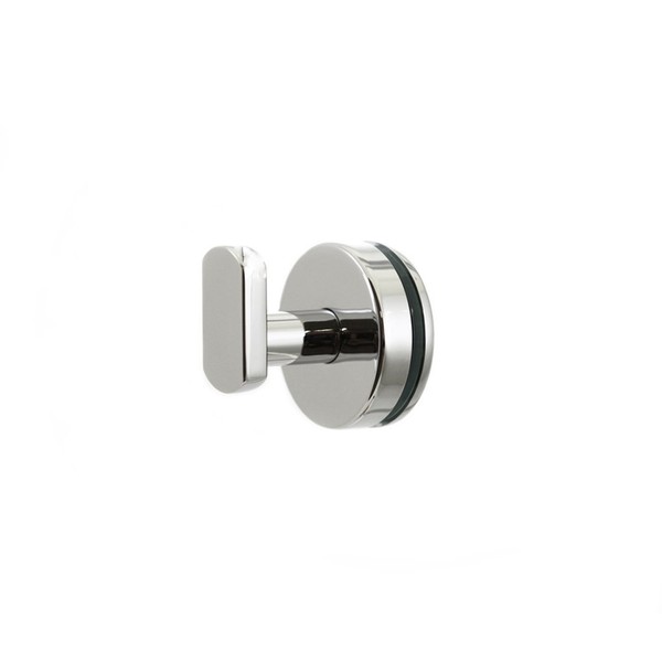 Preferred Bath Accessories PC2000GM Anello Glass Mounted Robe/Towel Hook, Polished Chrome
