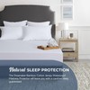 Dreamaker Bamboo Cotton Jersey Waterproof Mattress Protector, Natural Anti-Microbial &