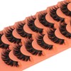 False Eyelashes Natural Lashes Mink 18mm Wispy Eyelashes C Curl